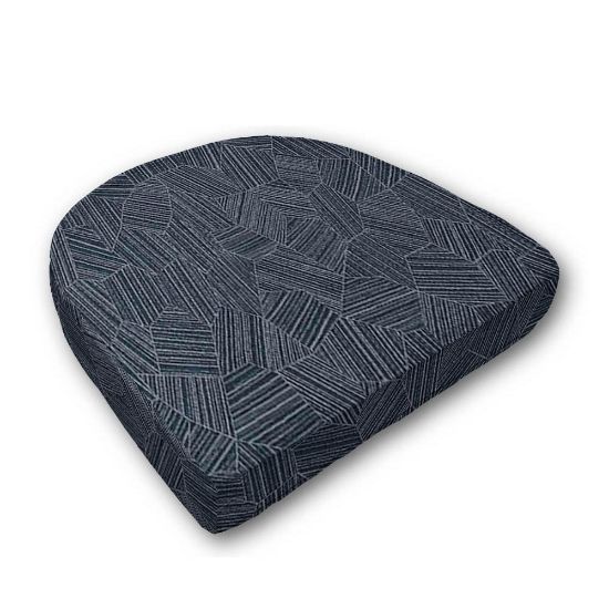 Wicker Patio Chair Cushions with a rounded back Boxed Double Piped Patio Dining Chair Seat Pad or Seat Cushion from Cascadia Outdoor Cushions