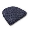 Wicker Patio Chair Cushions with a rounded back Boxed Double Piped Patio Dining Chair Seat Pad or Seat Cushion from Cascadia Outdoor Cushions