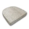 Wicker Patio Chair Cushions with a rounded back Boxed Double Piped Patio Dining Chair Seat Pad or Seat Cushion from Cascadia Outdoor Cushions