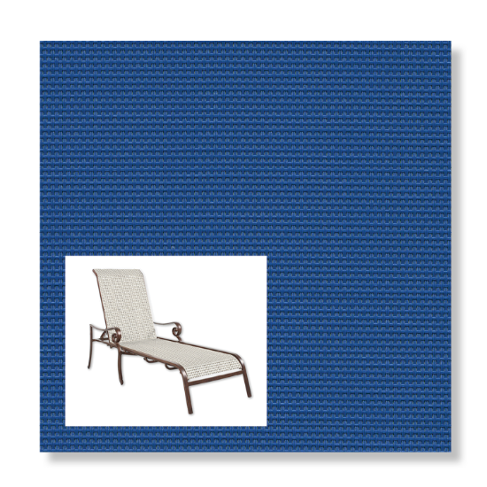 Royal Blue Replacement Slings for A Chaise Lounge