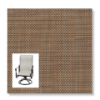 Madras Tweed Terracotta Replacement Sling Fabric for patio sling chairs