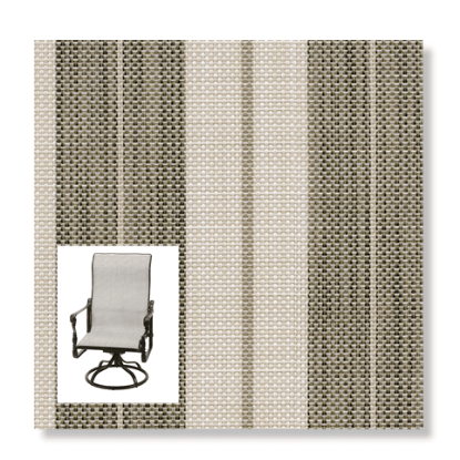 Spectrum Stripe Dune Replacement Sling Fabric for patio sling chairs