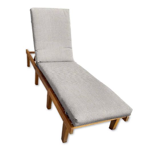 Sunbrella Bliss Linen Chaise Lounge Cushion