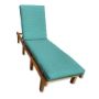 Sunbrella Canvas Aruba Chaise Lounge Cushion