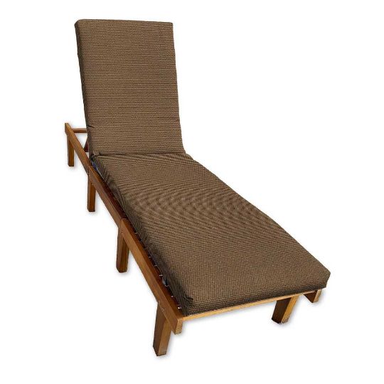 Sunbrella Canvas Cocoa Chaise Lounge Cushion 