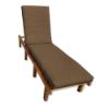 Sunbrella Canvas Cocoa Chaise Lounge Cushion 