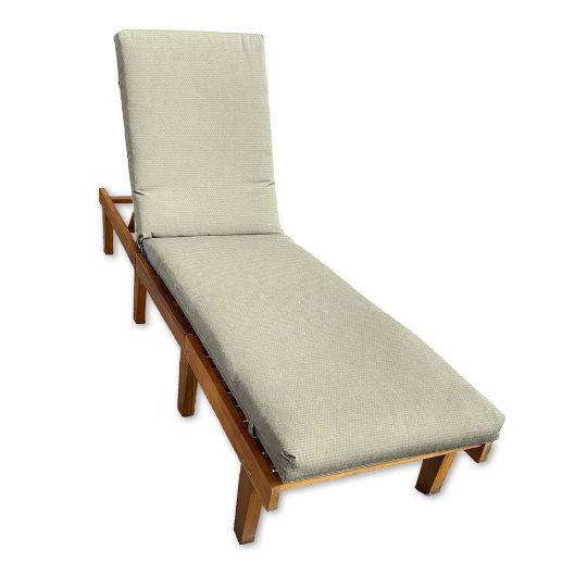 Sunbrella Canvas Natural Chaise Lounge Cushions