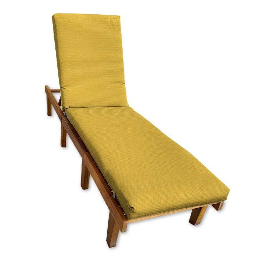 Sunbrella Canvas Sunflower Chaise Lounge Cushion