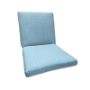 Sunbrella Canvas Air Blue Outdoor Chair Patio Cushions for Patio Chairs