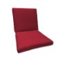 Sunbrella Canvas Burgundy Outdoor Chair Patio Cushions for Patio Chairs