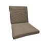 Sunbrella Canvas Flint Outdoor Chair Patio Cushions for Patio Chairs