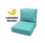 Cascadia Outdoor Cushions make custom outdoor patio furniture cushions for any style of patio furniture in Sunbrella Outdoor Fabrics