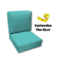 Cascadia Outdoor Cushions make custom outdoor patio furniture cushions for any style of patio furniture in Sunbrella Outdoor Fabrics