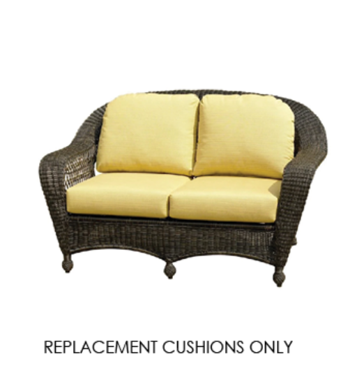 Picture of North Cape Wicker Loveseat Cushions