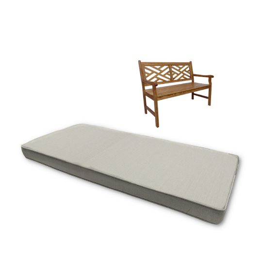 Sunbrella Canvas Cloud Custom Outdoor Bench Cushion