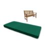 Sunbrella Canvas Forrest Green Custom Outdoor Bench Cushions