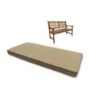 Sunbrella Canvas Heather Beige Custom Outdoor Bench Cushions