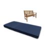 Sunbrella Canvas Navy Custom Outdoor Bench Cushions