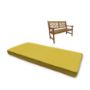 Sunbrella Canvas Sunflower Outdoor Bench Cushion