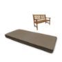 Sunbrella Canvas Taupe Outdoor Bench Cushion