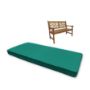 Sunbrella Canvas Teal Outdoor Bench Cushion