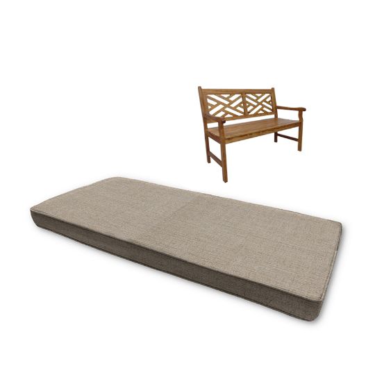 Sunbrella Cast Ash Outdoor Bench Cushion