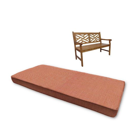 Sunbrella Cast Coral Outdoor Bench Cushion