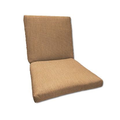 Sunbrella Canvas Raffia Universal Patio Chair Cushion in 6 sizes