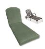 Picture of Bliss Aloe Chaise Lounge Cushion Rounded Back