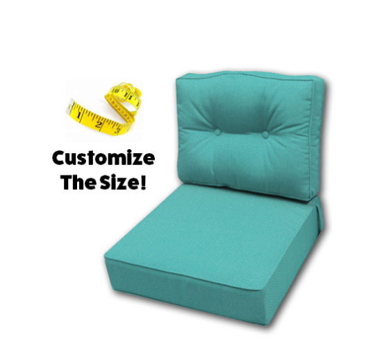 Cascadia Outdoor Cushions make custom outdoor patio furniture cushions for any style of patio furniture in Sunbrella Outdoor Fabrics