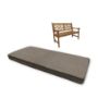 Sunbrella Cast Shale Outdoor Bench Cushion