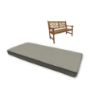 Sunbrella Spectrum Dove Outdoor Bench Cushion