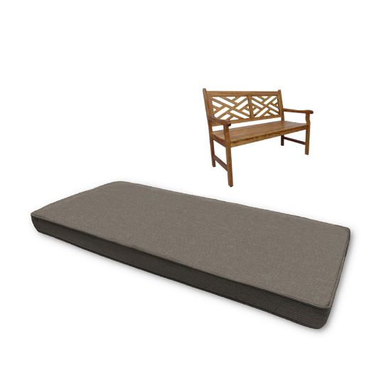 Sunbrella Spectrum Graphite Outdoor Bench Cushion