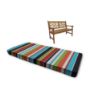 Sunbrella Carousel Confetti Outdoor Bench Cushions