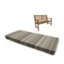 Sunbrella Milano Char Outdoor Bench Cushions