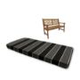 Sunbrella Peyton Granite Outdoor Bench Cushions