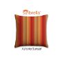 Sunbrella Astoria Sunset Outdoor Pillow, throw pillow, outdoor accent pillow