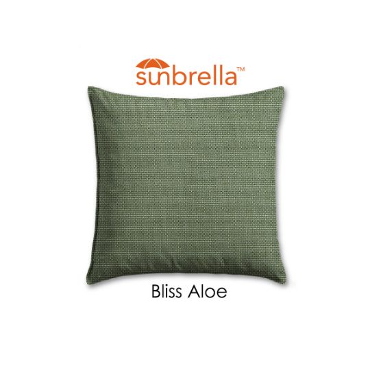 Sunbrella Bliss Aloe Outdoor Pillow, throw pillow, outdoor accent pillow