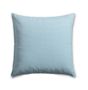  Sunbrella Canvas Air Blue Outdoor Pillow, outdoor pillow, outdoor throw pillows, outdoor toss pillows, custom made to order in unlimited sizes. Order new patio furniture pillows today.