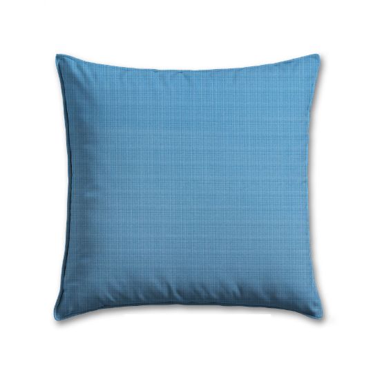 Faulkner Courtyard Blue Outdoor Pillow