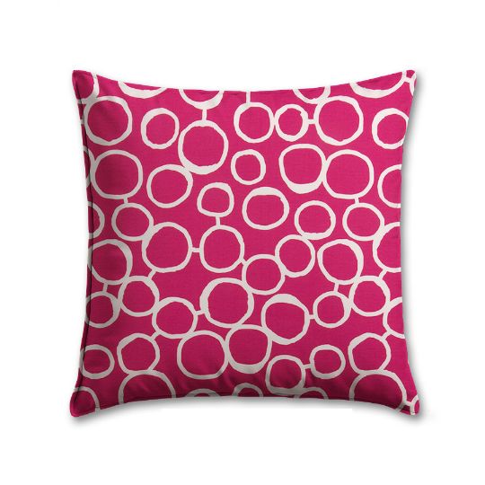 Freehand Jazz PInk Outdoor Pillow