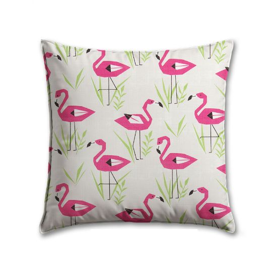 Ringo Jazz Pink Outdoor Pillow