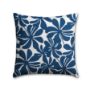 Twirley Courtyard Navy Outdoor Pillow