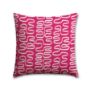 Twist Jazz Pink Premier Prints Outdoor Pillow