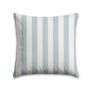 Stripe Belmont Blue Premier Prints Outdoor Pillow.