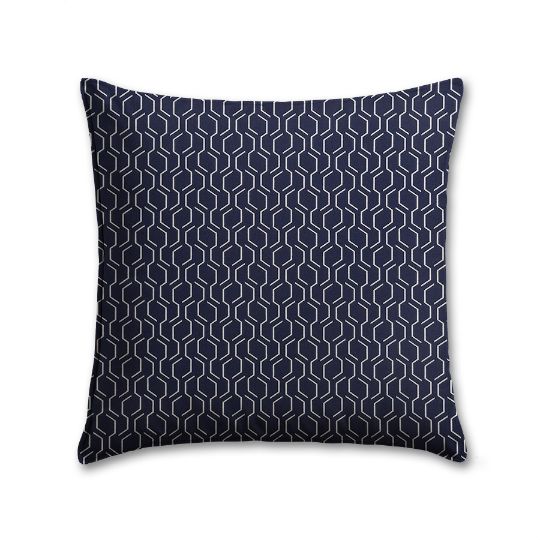 Sunbrella Adaptation Indigo Outdoor Pillow