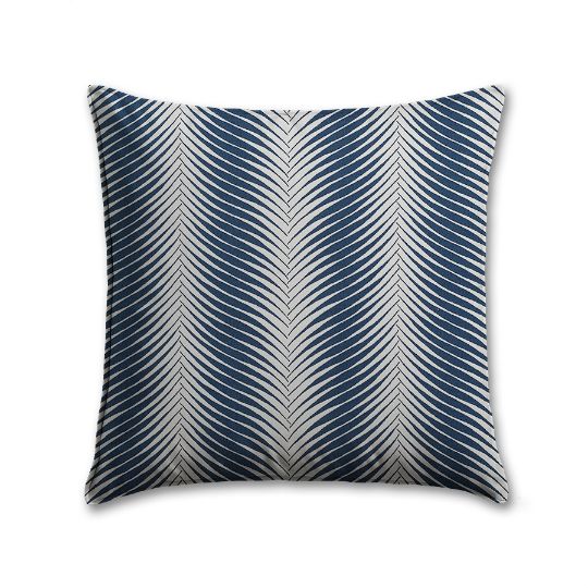 Sunbrella Clock Out Indigo Outdoor Pillow