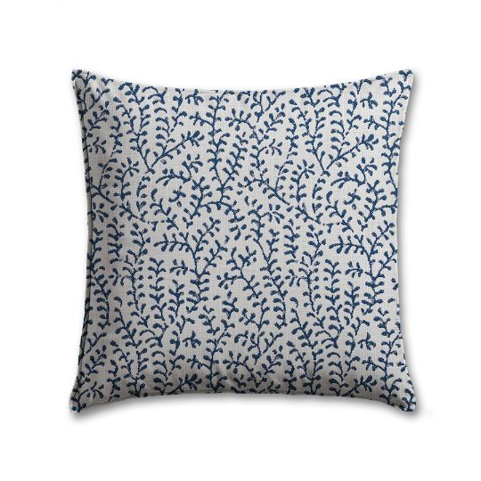 Sunbrella Eberly Peacock Outdoor Pillow