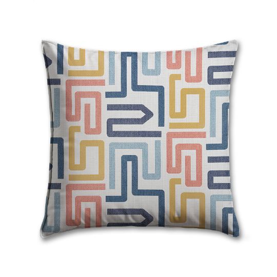 Sunbrella Labyrinth Fiesta Outdoor Pillow