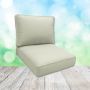 Sunbrella Canvas Naturall Patio Chair Replacement Cushions